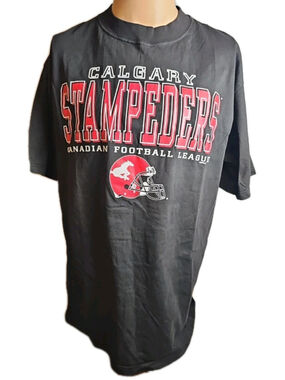Calgary Stampeders CFL Football VTG Men's MT-Shirt